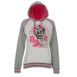 LA Hoodie Ladies Grey/White