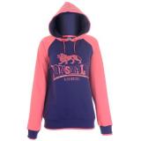 Lonsdale Foil Hoody Ladies Purple/Pink