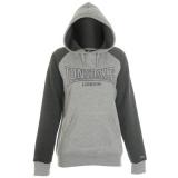 Lonsdale Hooded Top Ladies Grey