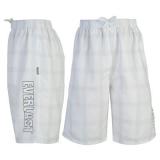 Everlast Tonal Check Shorts Mens White