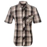 Airwalk Short Sleeve Shirt Mens Black Check