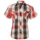 Airwalk Short Sleeve Shirt Mens White/Red
