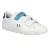 Fred Perry Crossfire Velcro Trainer White