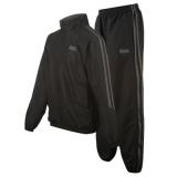 Lonsdale 2 Stripe Tracksuit Mens Black