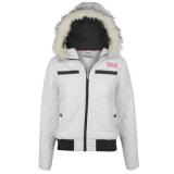 Everlast Quilted Bomber Jacket Ladies White