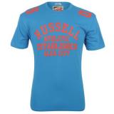Russell Athletic Print T Shirt Mens Cobalt
