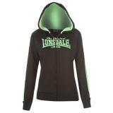 Lonsdale 2S Z Hoody Ladies Black/Green
