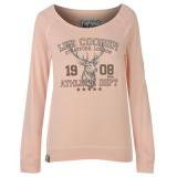 Lee Cooper Long Sleeve T Shirt Ladies Pink
