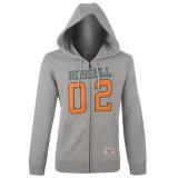 Russell Athletic Zip Hoody Mens Grey