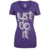 Nike Graphic T Shirt Ladies Purple