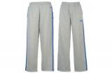 Lonsdale 2 Stripe OH Pants Mens Grey/Blue