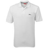 Slazenger Plain Polo Shirt Mens White