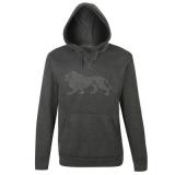 Lonsdale LL Fleece Hoody Mens Black Marl