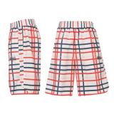 Lonsdale Checked Shorts Mens  White/N/R