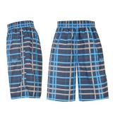 Lonsdale Checked Shorts Mens Navy/Blue