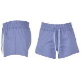 Miss Fiori Shorts Ladies Blue
