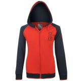 Lonsdale Big Badge Hoody Mens Red/Navy