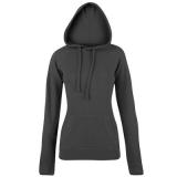 Miss Fiori Hoody Ladies Winter Black