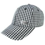 Lonsdale Gingham Cap Mens Black