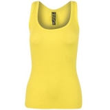 Miss Fiori Basic Vest Ladies Yellow