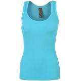 Miss Fiori Basic Vest Ladies Turq