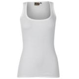 Miss Fiori Basic Vest Ladies White
