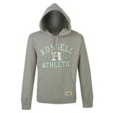 Russell Athletic LB Hoody Mens Grey Marl