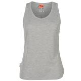 Lonsdale 2 Stripe V Neck Vest Ladies Grey