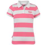 Lonsdale YD Polo Shirt Ladies White/Pink