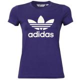 Adidas Trefoil T- Shirt Ladies Purple