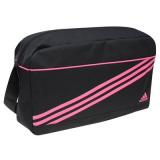 Adidas 3 Stripe Messenger Bag Black/Pink