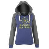 Kangol Print Hoody Ladies Purple
