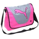 Puma Big Cat Shoulder Bag Pink/Grey