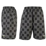 Everlast LL Check Shorts Mens Black