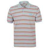 Lonsdale Stripe Polo Shirt Mens Blue