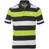 Lonsdale Bold Stripe Polo Shirt Mens Navy 