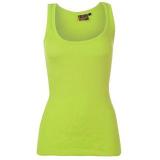 Miss Fiori Basic Vest Ladies Light Lime