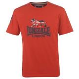 Lonsdale Flying T Shirt Mens Red