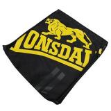 Lonsdale Large Logo Gymsack Black/Yellow