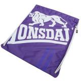 Lonsdale Large Logo Gymsack Purple/White