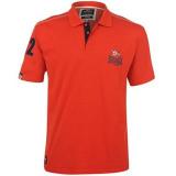 Lonsdale Flying The Flag Polo Shirt Mens Red