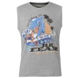 No Fear Music Vest Mens Grey