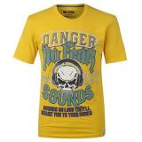 No Fear Music T Shirt Mens Yellow