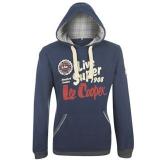 Lee Cooper Classic Hoody Mens Vintage Blue 