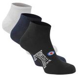 Lonsdale Tr 3Pck Sock Mens Multi