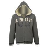 Everlast Lined Polar Hoody Mens Charcoal
