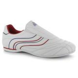 Lonsdale FTF Benn Trainers Mens White ČERVEN