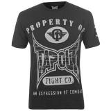 Tapout 10520 Print T Shirt Mens Black