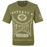 Tapout 10520 Print T Shirt Mens Green