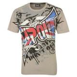 Tapout 10518 Print T Shirt Mens Grey